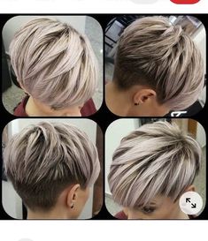 Easy Everyday Hairstyles, Short Hair Trends, Blonde Pixie Cuts, Short Straight Hair, Short Pixie Haircuts, Short Hair Haircuts