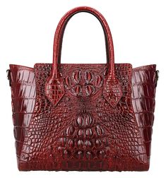 PIJUSHI Crocodile Designer Top Handle Shoulder Bag Handbags - HauteMasta Designer Top