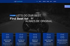 LT Garage Onepage WordPress Theme