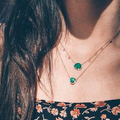 Luna Skye Jewelry, Drip Necklace, Emerald Necklaces, Luna Skye, Diamond Flower Pendant, Princess Necklace, Ruby Pendant, Dangle Necklaces, Emerald Pendant