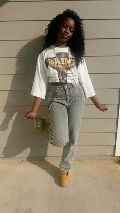 Fall Outfits Black Women School, No Cap Concert Outfit, Stunnaasmita Outfits, Urban Air Outfits, Bodysuit Shirt Outfits, Closed Cardigan Outfit, Plt Jeans Outfit, Inside Out Jeans Outfit, Target Outfits Black Women