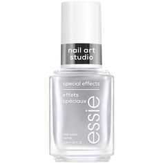 meet essie special effects nail polish from essie’s nail art studio. from chrome nail polish at home to shimmer pearls, transform any mani into a sparkly dream with essie’s show-stopping special effects. exclusive pearl technologies including satin chromes for a smooth, silky veil, shimmer pearls for refined pixelation & flakey pearls for dispersed flecks of dimension. endless possibilities: wear over bare or polished nails for an artful touch, or layer to customize effect intensity. apply one c Jelly Gloss, Sheer Nail Polish, Best Summer Nail Color, Bare Nails, Silver Nail Polish, Chrome Nail Polish, America Nails, Dry Nails Quick, Nail Color Trends