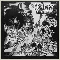 The Cramps ...Off The Bone Surf Music, Ricky Nelson, The Cramps, Iggy Pop, Psychobilly, Poster Artwork, Canvas Print Display