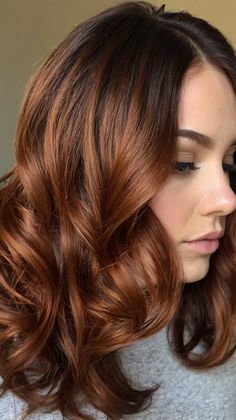 fall hair colors dark copper Warm Autumn Hair Color