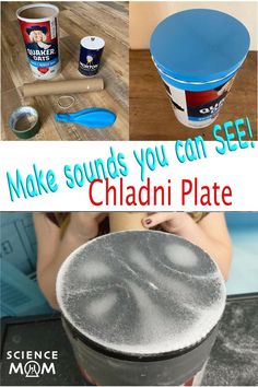 Make sounds you can see! Chladni Plate. A picture of the supplies to build your own Chladni Plate. 4th Grade Science Projects, Homeschool Science Projects, Sound Experiments, Using Your Voice, Physics Projects, Modern Small Bathroom, Sound Science, Science Experiments For Preschoolers