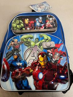 Themed Travel Backpack, Themed School Backpack, Themed Backpack For School, Themed Travel Bags For Back To School, Themed Backpack For End Of School Year, Themed Backpack For Back To School, Themed Standard Backpack For School, Themed Rectangular School Backpack, Themed Blue School Bags