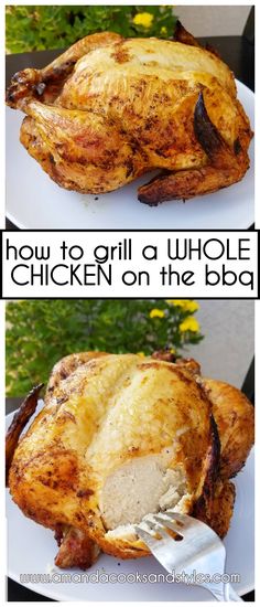 how to grill a whole chicken on the bbq