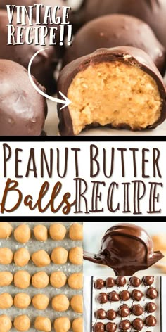 an image of peanut butter balls recipe