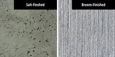 two different types of cement are shown in the same color and size, one is gray