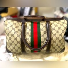 Signs Of Usage No Exposed Piping No Smell Gucci Boston Bag, Bags Gucci, Boston Bag, Gucci Bags, Gucci Bag, Piping, Limited Time, Boston, Satchel