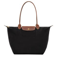 Karl Lagerfeld Bag, Longchamp Le Pliage Large, Longchamp Tote, Gustave Eiffel, Brown Cowhide, Longchamp Bags, Recycled Canvas, Black Purses, Black Canvas