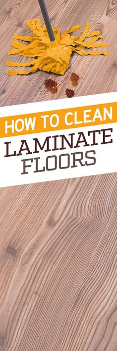 how to clean laminate floors