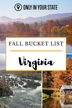 the fall bucket list for virginia