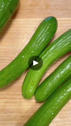 the cucumbers are green and ready to be cut