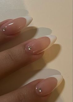 Cute Simple Nails, Nude Nail Designs, Grunge Nails, Simple Gel Nails, Casual Nails, Blush Nails