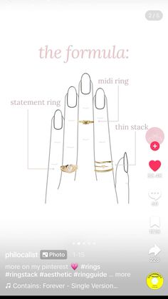 Ring Placement Ideas, Girl Survival Kits, Jewellery Stack, Me Core, Everyday Jewellery, Ring Guide, Jewelry Tips, Jewelry Accessories Ideas, Pretty Jewelry