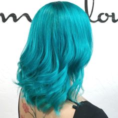 Torquise Hair, Cyan Hair Color, Cyan Hair, Aqua Blue Hair, Turquoise Hair Color, Teal Hair Color, Cerulean Sea, Color Cian, Blue Bob