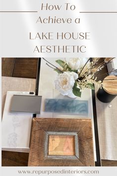 Lake House Aesthetic Lake Cottage Remodel, Lake House Powder Room Ideas, Classic Lake House Decor, Decorating Lake House, Elegant Lake House Decor, Lakehouse Interior Design Inspiration, Unique Lake House Ideas, Diy Lake House Decor Ideas, Modern Lakehouse Interiors