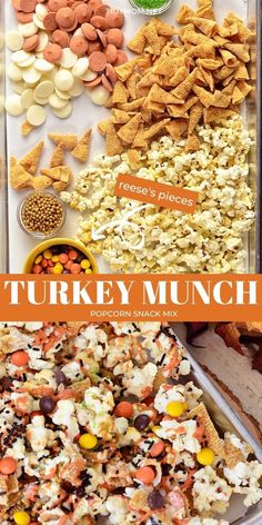 the turkey munch recipe is ready to be eaten and put in the freezer