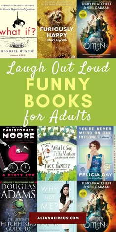 some books with the title laugh out loud funny books for adults and children to read