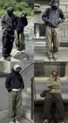 Model Core Outfits, Gorpcore Mens Outfits, Busy Outfits, Gorpcore Men, Gorpcore Outfit, Gorpcore Fashion, Underground Clothing, Men's Outfits, Baggy Clothes