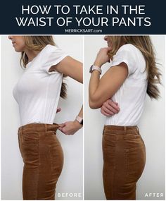 How To Take in the Waist of Jeans - Merrick's Art Winter Style Guide, Merricks Art, Fall Style Guide, Chose Outfit, White Jeans Outfit, Summer Style Guide, Family Picture Outfits