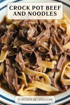 Get ready for a cozy dinner with this easy Crock Pot beef and noodles recipe! Packed with rich flavors and tender textures, it’s perfect for feeding a hungry family or enjoying leftovers. Try it tonight for a no-fuss, satisfying meal.  #FamilyDinners #CrockPotCooking #BeefLovers #NoodleRecipes #SlowCookerFavorites Beef And Egg Noodle Recipes Crock Pot, Beef Roast And Noodles, Homemade Beef And Noodles Crockpot, Crock Pot Beef Noodle Soup, Beef Stew With Egg Noodles, Simple Beef And Noodles, Beef And Noodles Reames, Slow Cooker Beef Tips And Noodles, Easy Crockpot Beef And Noodles