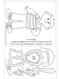 the instructions for how to make a paper doll with pictures and text on it, as well