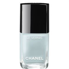 LE VERNIS - BLEU PASTEL - Chanel Navy Nail Polish, Nail Polish Summer, Nail Polish Colors Winter, Winter Nail Polish, Navy Nails, Best Acne Products, Winter Manicure