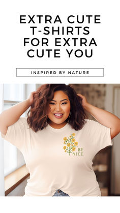 Cute t-shirts for women, botanical shirts and tshirts inspired by nature, nature tees Creative Tshirt, Cute Graphic Tees, Nature Shirts, Cute Sweatshirts, Tees For Women, Eco Fashion