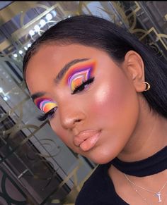 Makeup Is Life, Makeup Inspo, Face Paint, Carnival Face Paint, Makeup Looks, Carnival, Makeup, Quick Saves, Make Up Looks