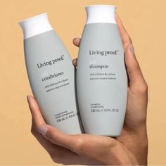 Living Proof Full Shampoo & Full Conditioner Duo Full Size 8 Fl Oz Each Living Proof Haircare Is Top-Rated And For Good Reason. This Shampoo And Conditioner Duo Is Great Because It Cleanses, Hydrates, And Keeps Hair Healthy Without Weighing It Down. Achieve Bounce And Volume With This Set Of Products. Additional Info Key Ingredients: + Proprietary Amino Cleansing Complex - A Sultate-Free Blend That Cleanses Hair Without Stripping + Amaranth Peptides - Plump Hair Fibers For Bouncy, Fuller-Looking Living Proof Shampoo, Plump Hair, Living Proof Hair Products, Volumizing Hair, Hair Cleanse, Hair Healthy, Volumizing Shampoo, Coily Hair, Living Proof