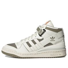 adidas Forum Mid 'Off White Orbit Green' GZ6337 (SNKR/Skate/Unisex/Mid Top/Wear-resistant) White High-top Skate Shoes For Outdoor, White High-top Sneakers For Outdoor Activities, White Sporty Skate Shoes For Outdoor, Casual White High-top Sneakers For Outdoor Activities, Casual White Skate Shoes For Outdoor Activities, White Adidas Sneakers For Outdoor Activities, Adidas High-top Sneakers For Outdoor, Adidas Urban Sneakers For Outdoor Activities, White High-top Sneakers With Boost Midsole For Outdoor Activities