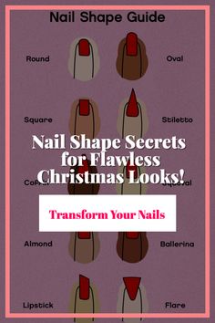 Nail Shape Secrets for Flawless Christmas Looks!