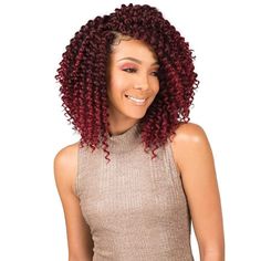 BOBBI BOSS Crochet Braiding Hair Bobbi Boss Synthetic Short Curly Crochet Hair - Water Curl 10 Soft Braids Hairstyles, Short Curly Crochet Hair, Black Hair Curls, Afro Hair Girl, Curly Crochet Hair, Curly Crochet Braids, Boxer Braids, Curly Crochet Hair Styles, Bob Braids