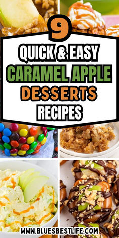 A collection of caramel apple recipes. Caramel Apple Dessert Recipes, Caramel Apple Recipes, Caramel Apple Recipe Easy, Apples And Caramel, Creamy Dips, Recipe With Apples, Caramel Apple Desserts, Caramel Apple Dump Cake, Caramel Apples Homemade