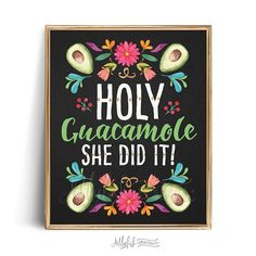 Holy Guacamole She Did It Graduation Party Sign Graduation | Etsy Mexican Fiesta Decorations, Graduation Party Signs, Holy Guacamole, Fiesta Party Decorations, Graduation Party Planning, Graduation Party Themes, Fiesta Theme Party, Grad Party Decorations, College Graduation Parties