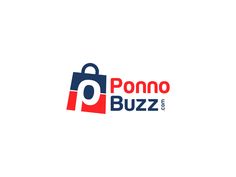 the logo for pono buzzz, an online shopping and travel store that is open to