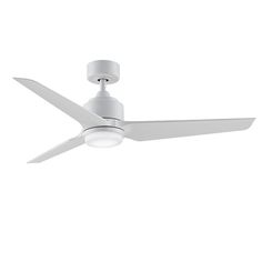 a white ceiling fan on a white wall