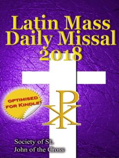 the front cover of latin mass daily missal 2013