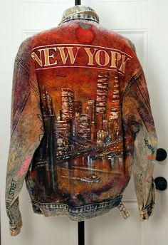 Graffiti Clothing, Women's Winter Coats, Creative Clothes, Diy Jacket, Stylish Fall Outfits