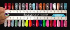 Nail Aesthetics, Kiara Sky Gel Polish, Sns Nails Colors, Nail Swatches, Blue Gel Nails, Nails 2017, Best Gel Nail Polish