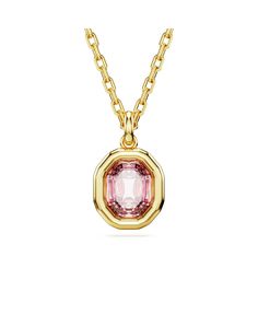 in stock Australian Opal Pendant, Rosa Gold, Delicate Pendant, I Love Jewelry, Swarovski Jewelry, Opal Pendants, Pink Stone, Pink Crystal, Pink And Gold