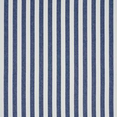 a blue and white striped fabric