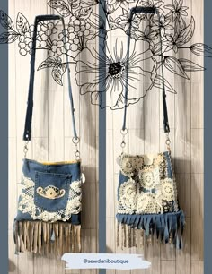 This is a one of a kind, piece of art, mixed media, Boho purse. This purse hangs down around the hips depending on your height. This purse is lined and has a back pocket. Inside the purse is roomy storage. Perfect for any person who wants to make a statement.  Size: 12in Tall & 24in Wide-Approximately This is an original pattern, handmade in a smoke free home. Please ask any questions prior to purchasing. Diy Boho Purses And Bags, Boho Bag Pattern Free, Boho Bags Diy, Handmade Bags Boho, Macrame Rugs, Boho Bag Pattern, Upcycled Bags, Hip Purse, Boho Style Bag