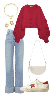 Casual Expensive Looking Outfits, Red Sweater Outfit Casual, Western Winter Outfits, Estilo Hippie, Korean Casual Outfits, Everyday Fashion Outfits, Casual Day Outfits, Easy Trendy Outfits