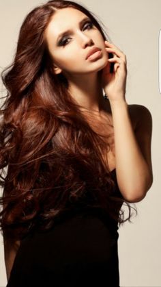 Brunette Hair Color Shades, Chestnut Brown Hair, Hair Color Shades, Blowout Hair, Looks Party, Hair Color And Cut, Cool Hair Color, Long Curly Hair, Brown Hair Colors