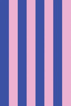 a pink and blue striped wallpaper pattern