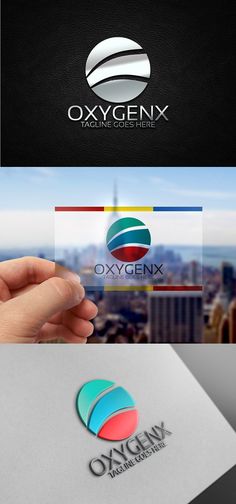 a hand holding a business card in front of a cityscape