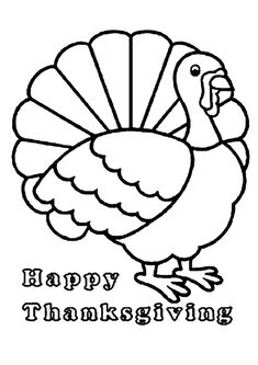 a happy thanksgiving turkey with the words happy thanksgiving written in black and white on it